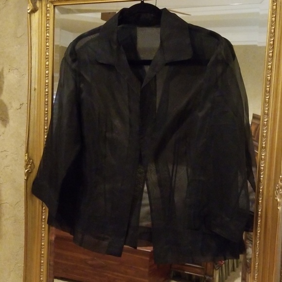 Anthea Crawford Australia Shell & Sheer Jacket - Picture 5 of 8